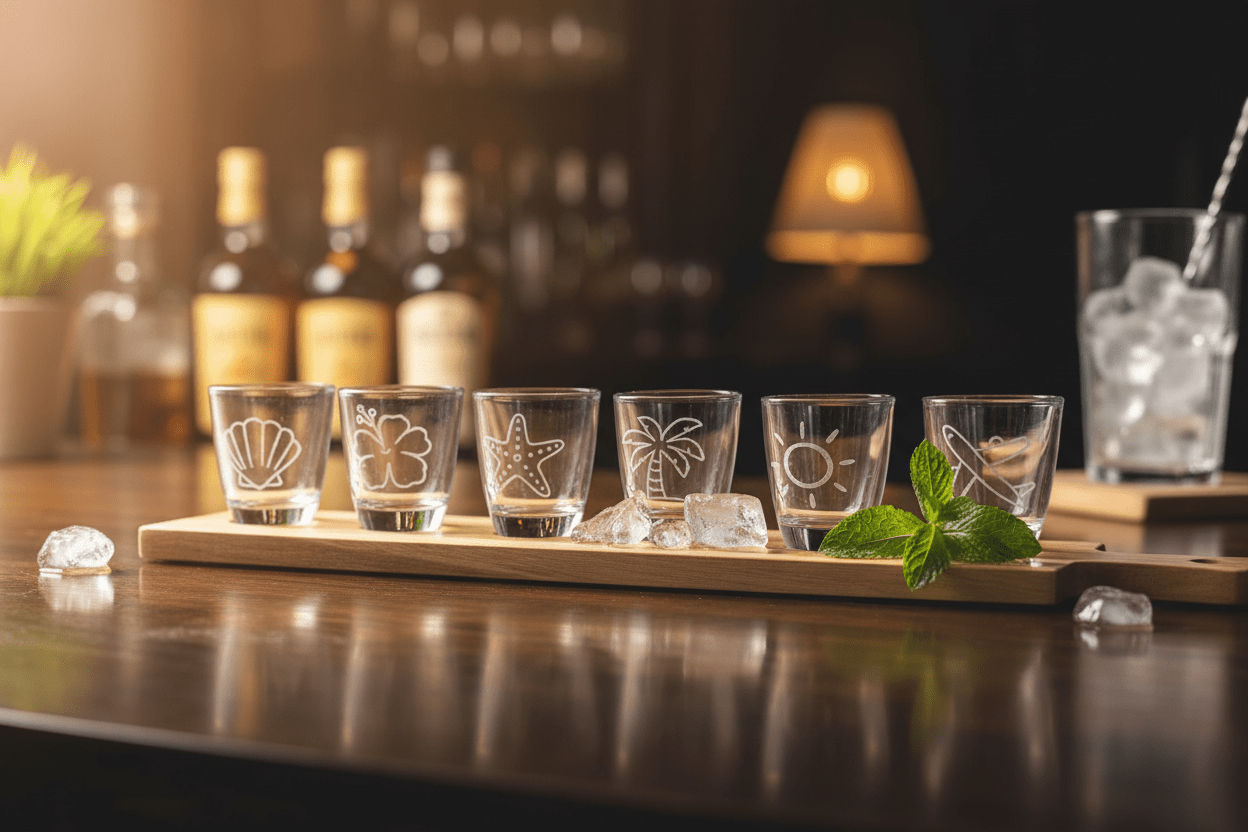 Gegraveerde Shotglazen Set - Graveerjeglazen
