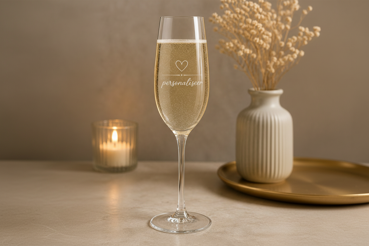 Champagneglas breed