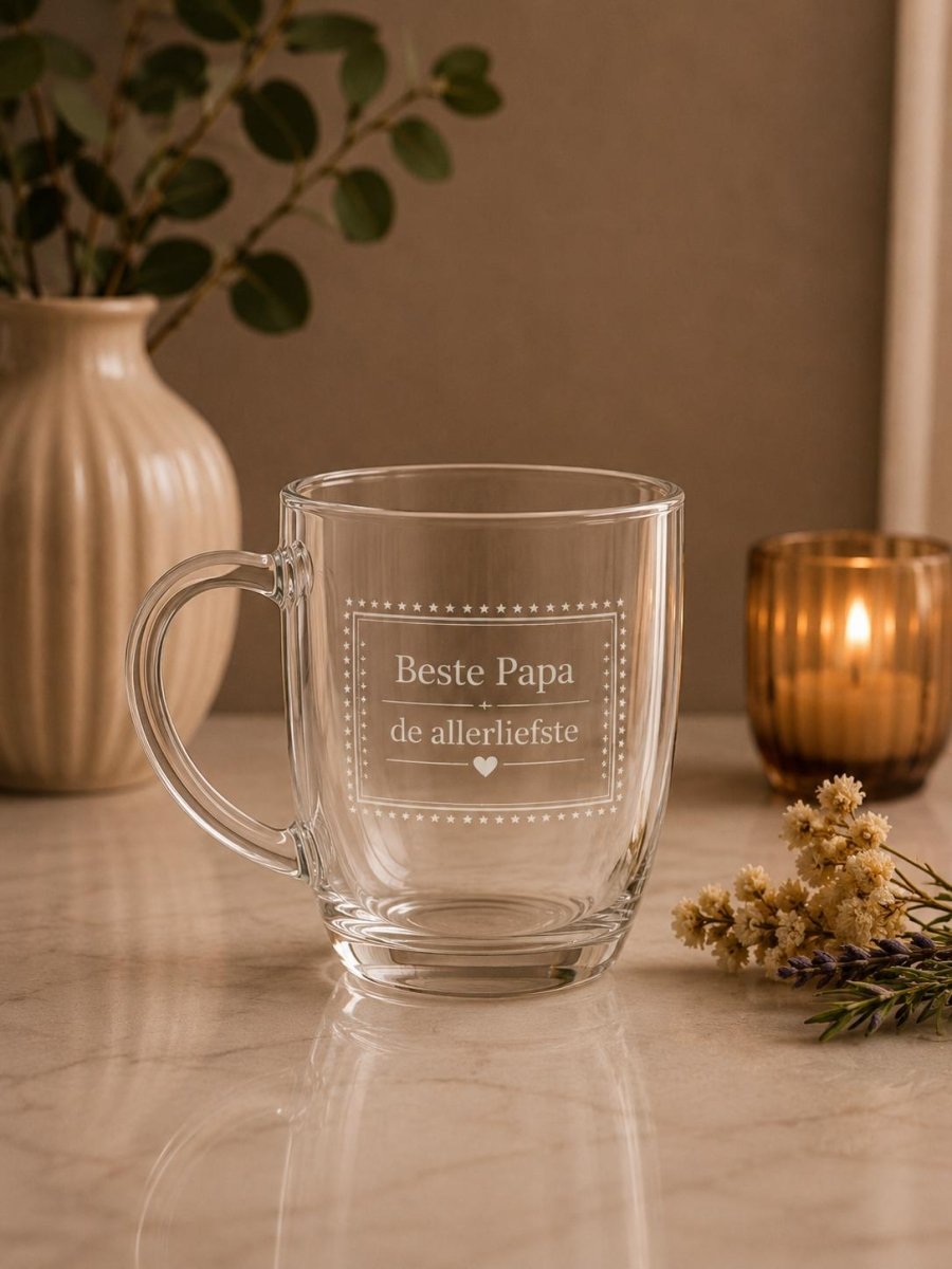 Gepersonaliseerd theeglas - Graveerjeglazen